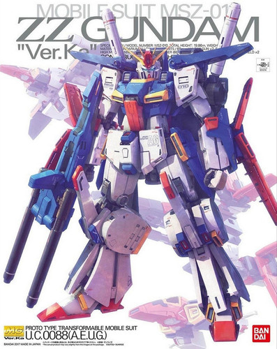 Bandai Gundam ZZ Ver. Ka Master Grade 1/100 Scale Model Kit