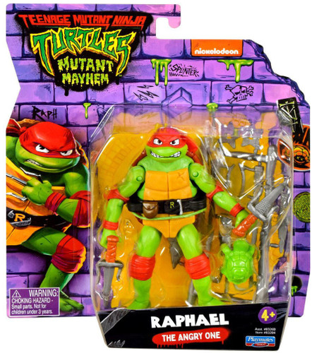  Playmates Teenage Mutant Ninja Turtles: Mutant Mayhem Movie Basic Raphael 4.5" Figure 