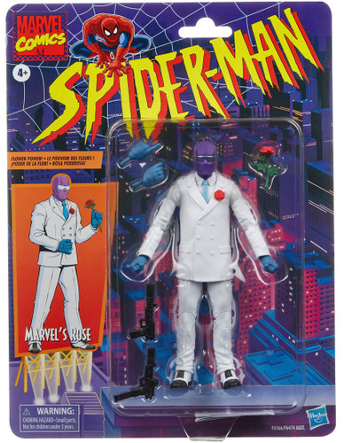 Hasbro Marvel Legends Spider-Man Retro Collection Rose 6" Figure