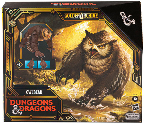  Hasbro Dungeons & Dragons Golden Archive Owlbear 6" Figure 