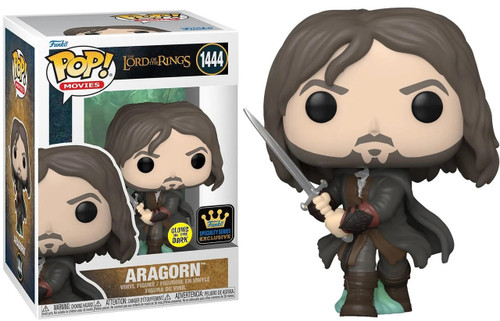  Funko Pop! Movies Lord of the Rings 1444 Aragorn Glow-in-the-Dark (Specialty Series) 