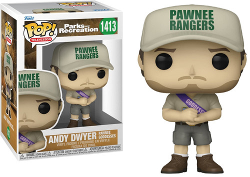 Funko Pop! Television Parks & Recreation 1413 Andy Dwyer Pawnee Godesses