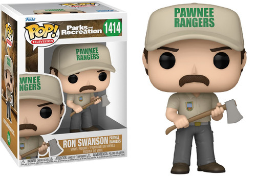 Funko Pop! Television Parks & Recreation 1414 Ron Swanson Pawnee Rangers