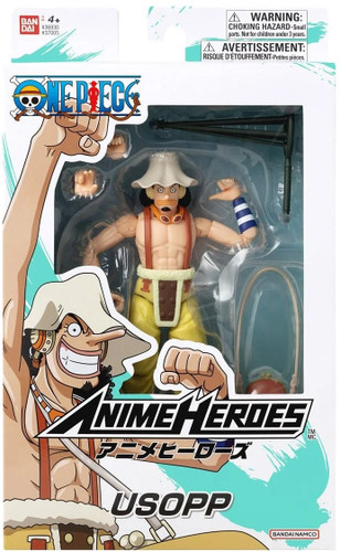 Bandai One Piece Anime Heroes Usopp 6" Figure Bandai One Piece Anime Heroes Usopp 6" Figure