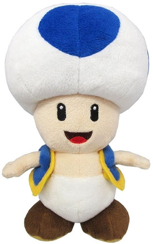 Nintendo Super Mario Bros Blue Toad Plush