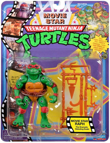  Playmates Teenage Mutant Ninja Turtles Movie Star Raphael 