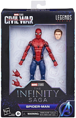  Hasbro Marvel Legends Infinity Saga Captain America Civil War Spider-Man 6" Figure 