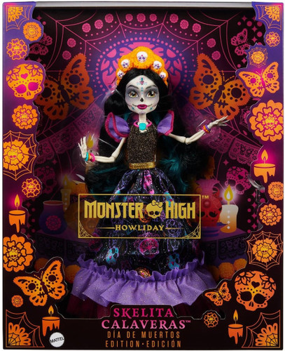  Mattel Monster High Howliday Skelita Calaveras Dia De Muertos Edition 10.5" Fashion Doll 