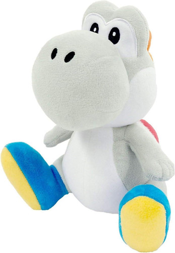  Nintendo Super Mario Bros Whtie Yoshi Plush 