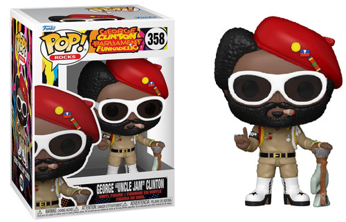 Funko Pop! Rocks George Clinton Parliament Funkadelic 358 George "Uncle Jam" Clinton