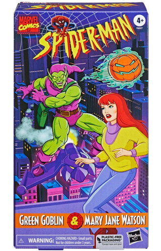  Hasbro Marvel Legends Spider-Man VHS Green Goblin & Mary Jane 6" Figure 2-Pack 