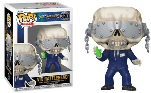  Funko Pop! Rocks Megadeth 320 Vic Rattlehead 