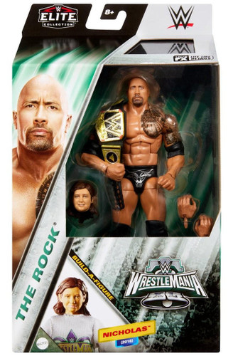  Mattel WWE Elite Collection Wrestlemania The Rock 