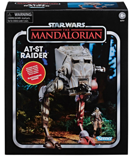  Hasbro Star Wars The Vintage Collection AT-ST Raider Vehicle with Klatooinian Raider 3.75" Figure and Vehicle Set 