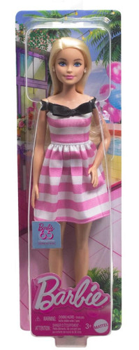  Mattel Barbie 65th Anniversary 10.5" Fashion Doll 