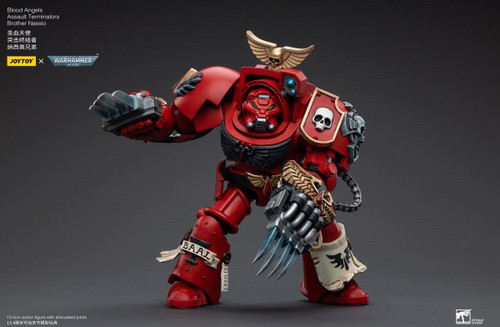  Joy Toy Warhammer 40,000 Blood Angels Assault Terminators Brother Nassio 1/18 Scale Figure 