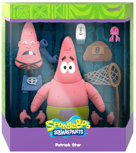  Super 7 Spongebob Squarepants Ultimates Patrick Star 7" Figure 