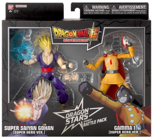 Bandai Dragon Ball Super Dragon Stars Super Saiyan Gohan vs Gamma 1 6" Figure Two-Pack