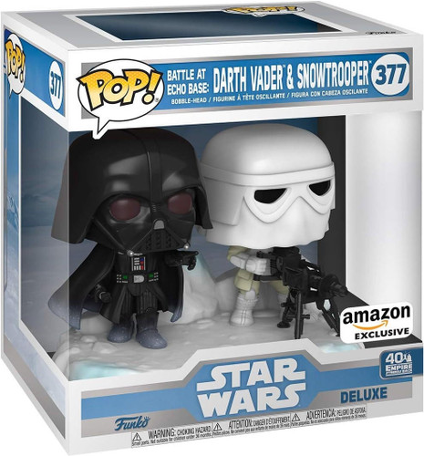  Funko Pop! 377 Battle At Echo Base: Darth Vader & Snowtrooper (Amazon Exclusive) 