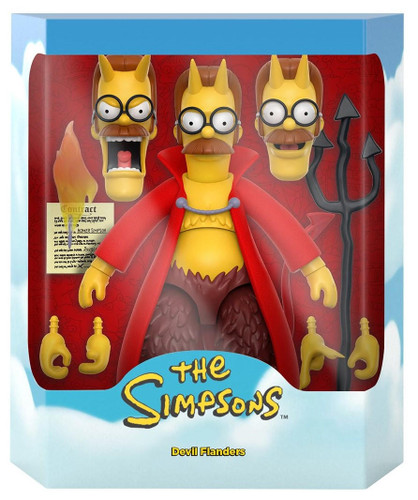  Super7 The Simpsons Ultimates Devil Flanders 7" Figure 