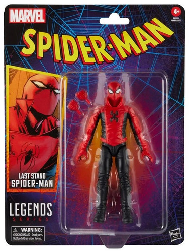 Hasbro Marvel Legends Spider-Man Retro Card Last Stand Spider-Man 6" Figure