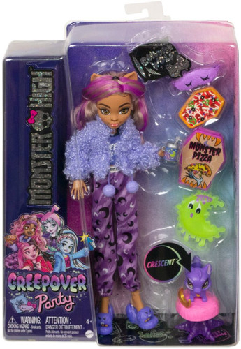 Mattel Monster High Creepover Party Clawdeen 10.5" Fashion Doll