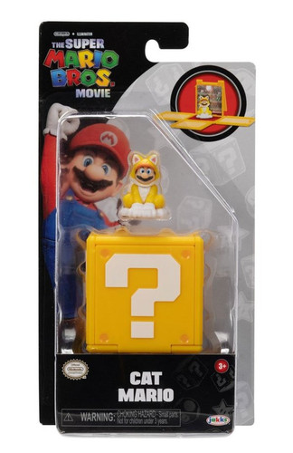 Jakks Pacific The Super Mario Bros Movie Cat Mario 1.5" Figure