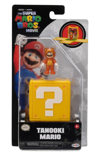 Jakks Pacific The Super Mario Bros Movie Tanooki Mario 1.5" Figure