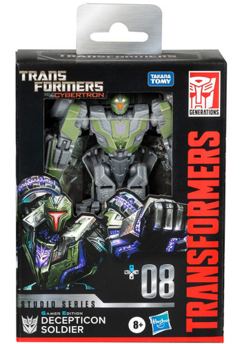 Hasbro Tranformers Studio Series War for Cybertron Deluxe Class Decepticon Soldier