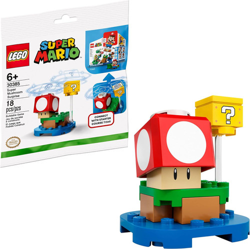 LEGO Super Mario 30385 Super Mushroom Surprise Polybag Set LEGO Super Mario 30385 Super Mushroom Surprise Polybag Set