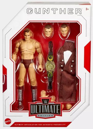  Mattel WWE Ultimate Edition Wave 22 Gunther 6" Figure 