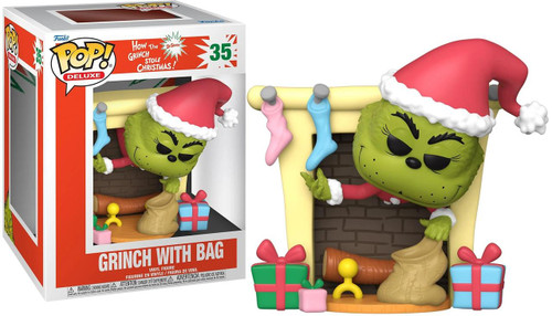  Funko Pop! Books How the Grinch Stole Christmas 35 Grinch with Bag 