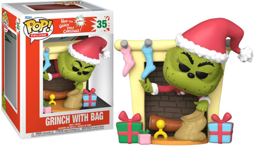 Funko Pop! Books How the Grinch Stole Christmas 35 Grinch with Bag