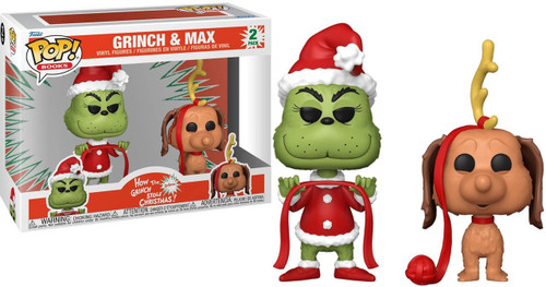  Funko Pop! Books How the Grinch Stole Christmas Grinch and Max 2-Pack 