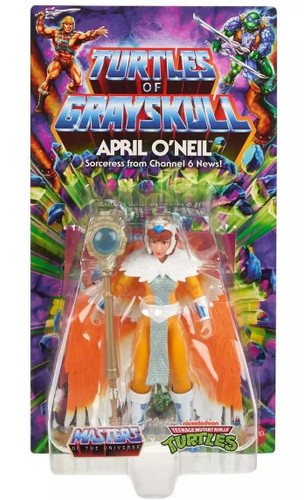  Mattel Masters of the Universe Origins Turtles of Grayskull April O'Neil 5.5" Figure 