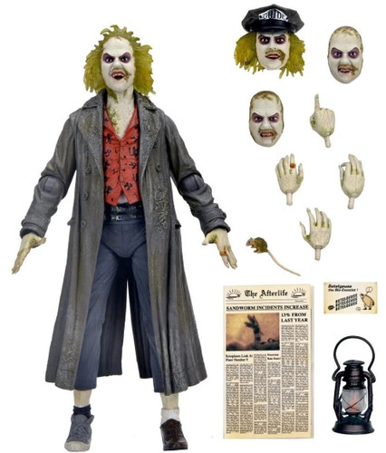 NECA Beetlejuice Ultimate Beetlejuice "The Bio-Exorcist" Tour Guide 7" Figure