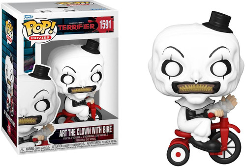  Funko Pop! Movies Terrifier 1591 Art The Clown with Bike 