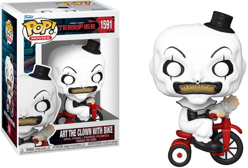 Funko Pop! Movies Terrifier 1591 Art The Clown with Bike