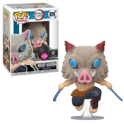  Funko Pop! Animation Demon Slayer 875 Inosuke Hashibira (Flocked Chalice Collectibles Exclusive) 
