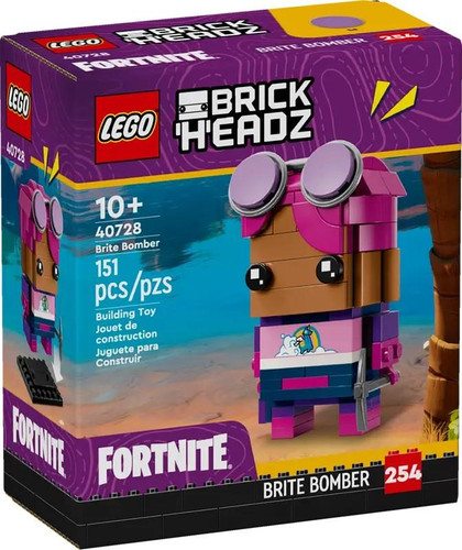 LEGO Brick Headz Fortnite 40728 Brite Bomber Set 