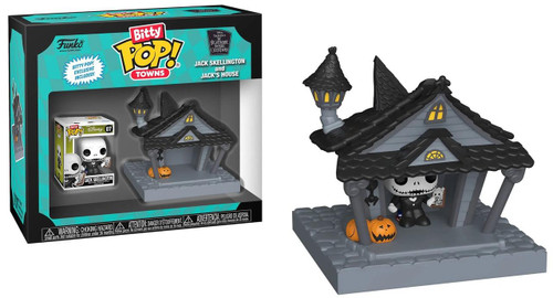  Funko Bitty Pop! Town The Nightmare Before Christmas Jack Skellington and Jack's House 