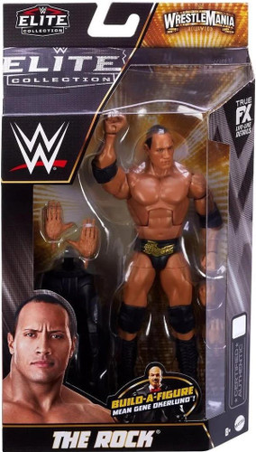  Mattel WWE Elite Collection Wrestlemania 2023 Dwane "The Rock" Johnson 6.5" Figure 