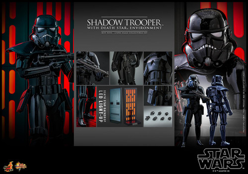 Hot Toys Star Wars Shadow Trooper With Death Star Environment 1/6 Scale Figure
