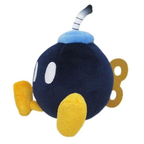  Nintendo Super Mario Bros Bob Omb 6" Plush 