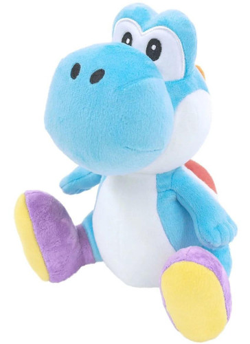  Nintendo Super Mario Bros Light Blue Yoshi 6" Plush 