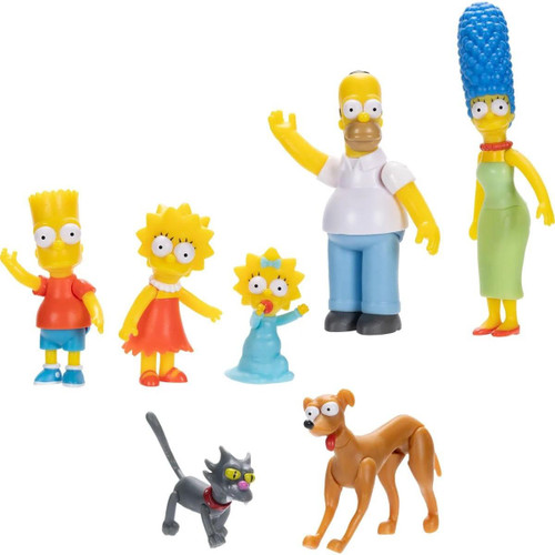  Jakks Pacific The Simpsons Family 2.5" Figure Multipack 