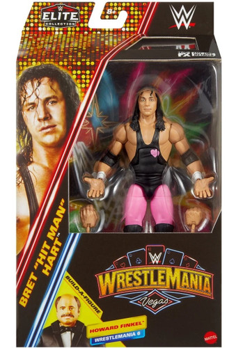 Mattel WWE Elite Collection 2025 WrestleMania Bret Hart 6" Figure