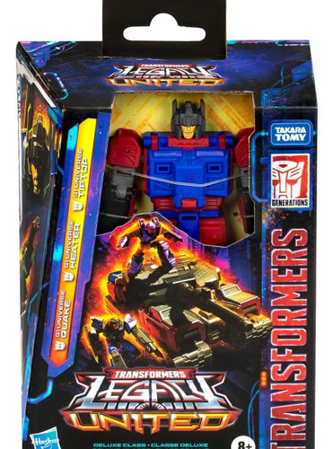  Hasbro Transformers Legacy United Deluxe Class G1 Universe Quake, Heater, & Tiptop 