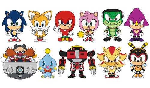 Monogram Sonic the Hedgehog Series 3 3D Foam Bag Clips