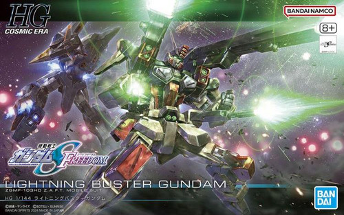 Bandai Mobile Suit Gundam Seed Lightning Buster Gundam 1/144 Scale High Grade Model Kit